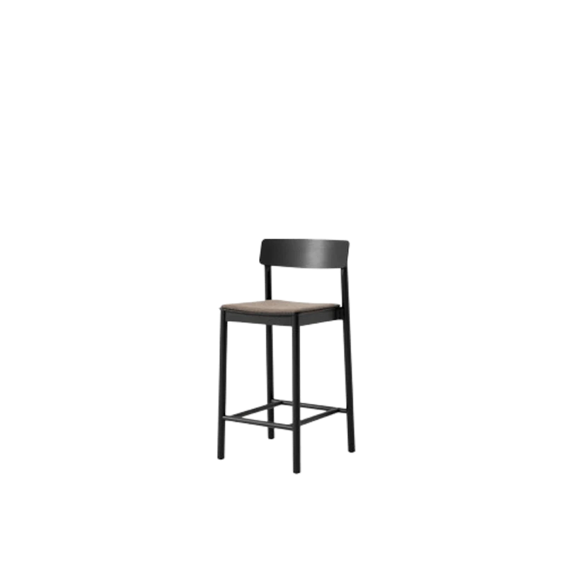 Betty TK14 Counterstol Svartlackerad Ask/Fuse