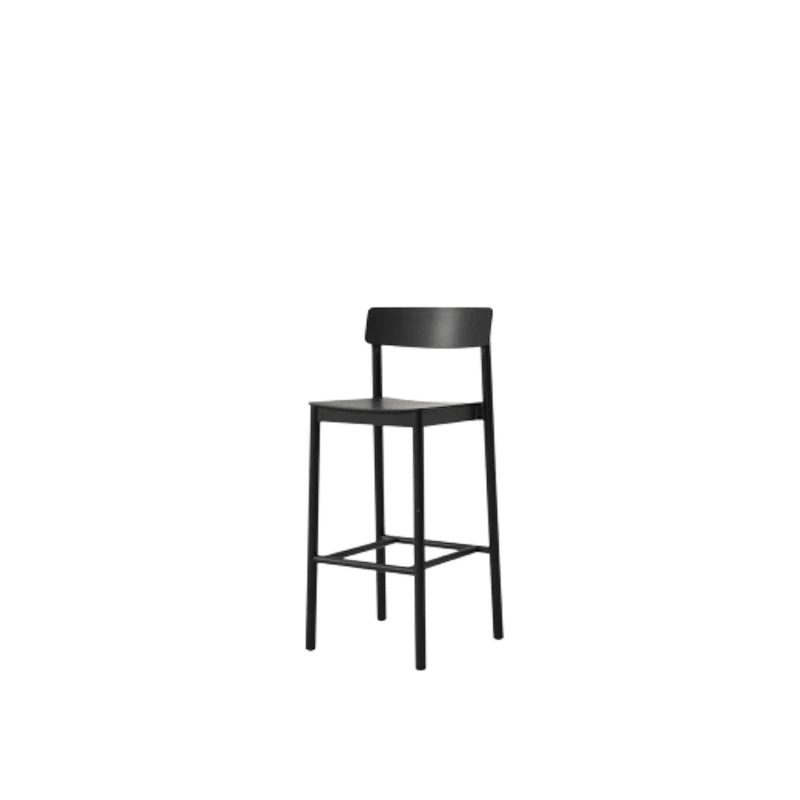 Betty TK16 Barstol Svartlackerad Ask