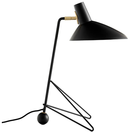 &Tradition Tripod Hm9 Bordslampa - Bordslampor Aluminium Mattsvart