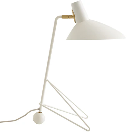 &Tradition Tripod Hm9 Bordslampa - Bordslampor Aluminium Mattvit