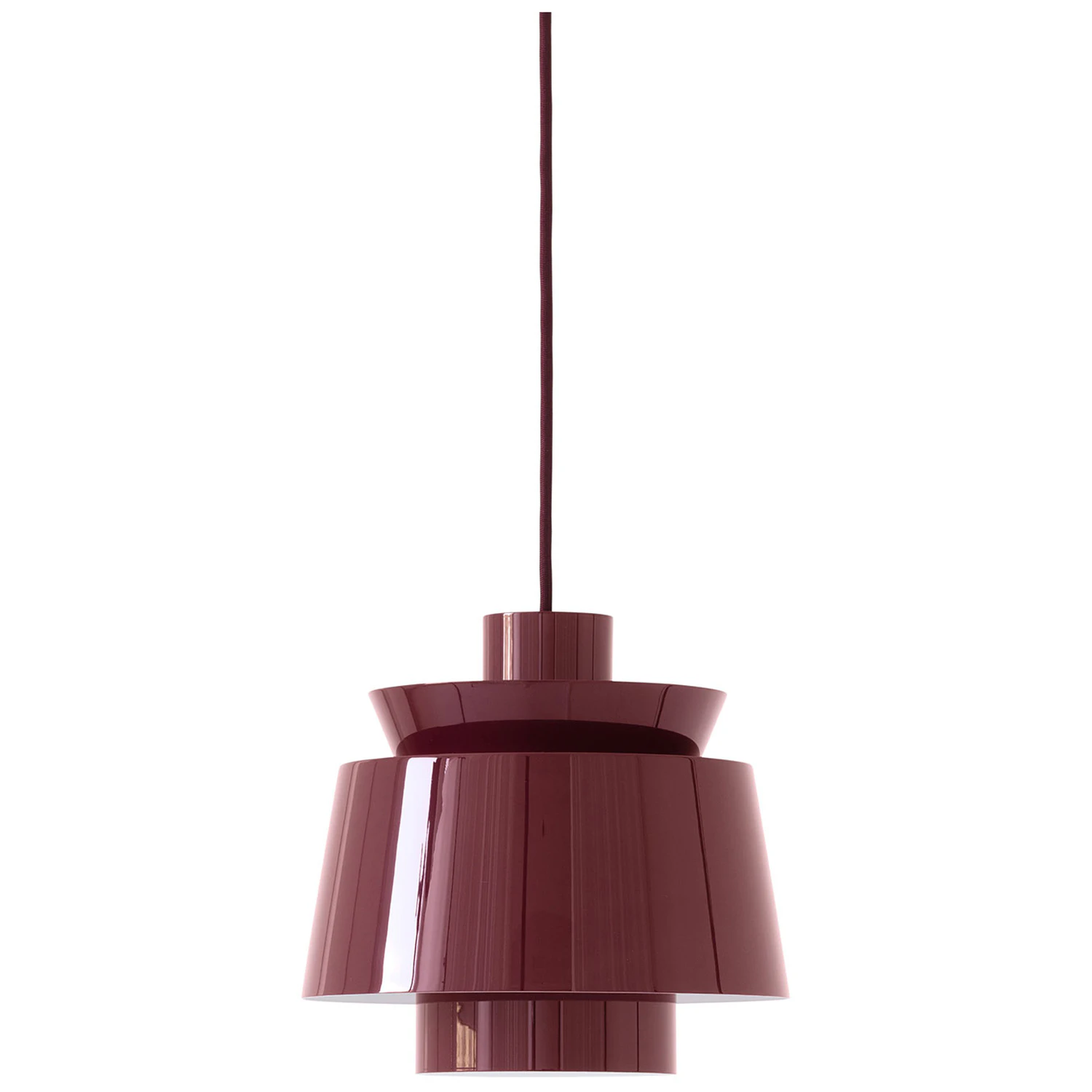 &Tradition Utzon Ju1 Pendel - Pendellampor Metall Dark Burgundy