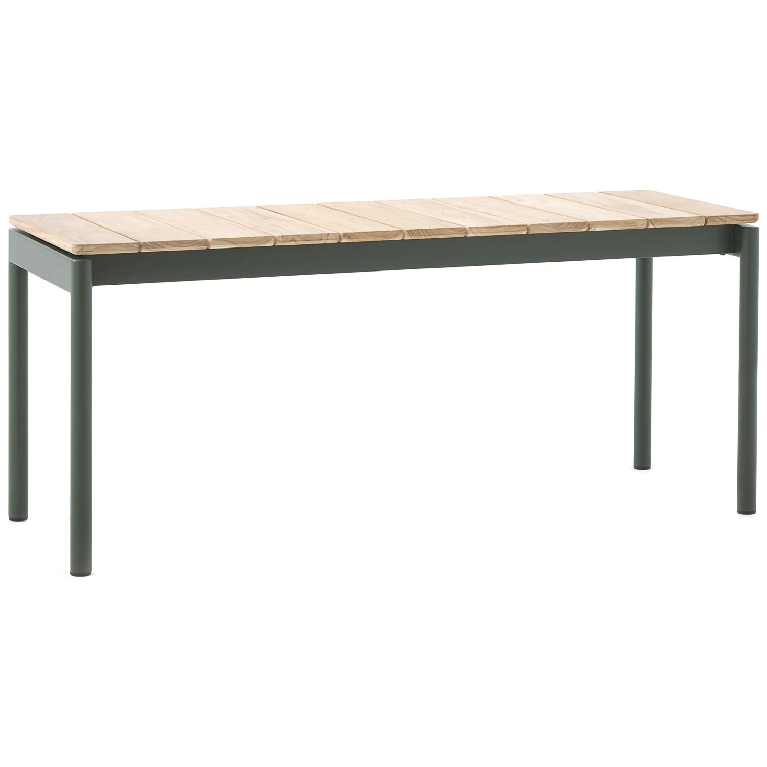 &tradition ville av27 bänk 40x110 cm - bänkar teak bronze green