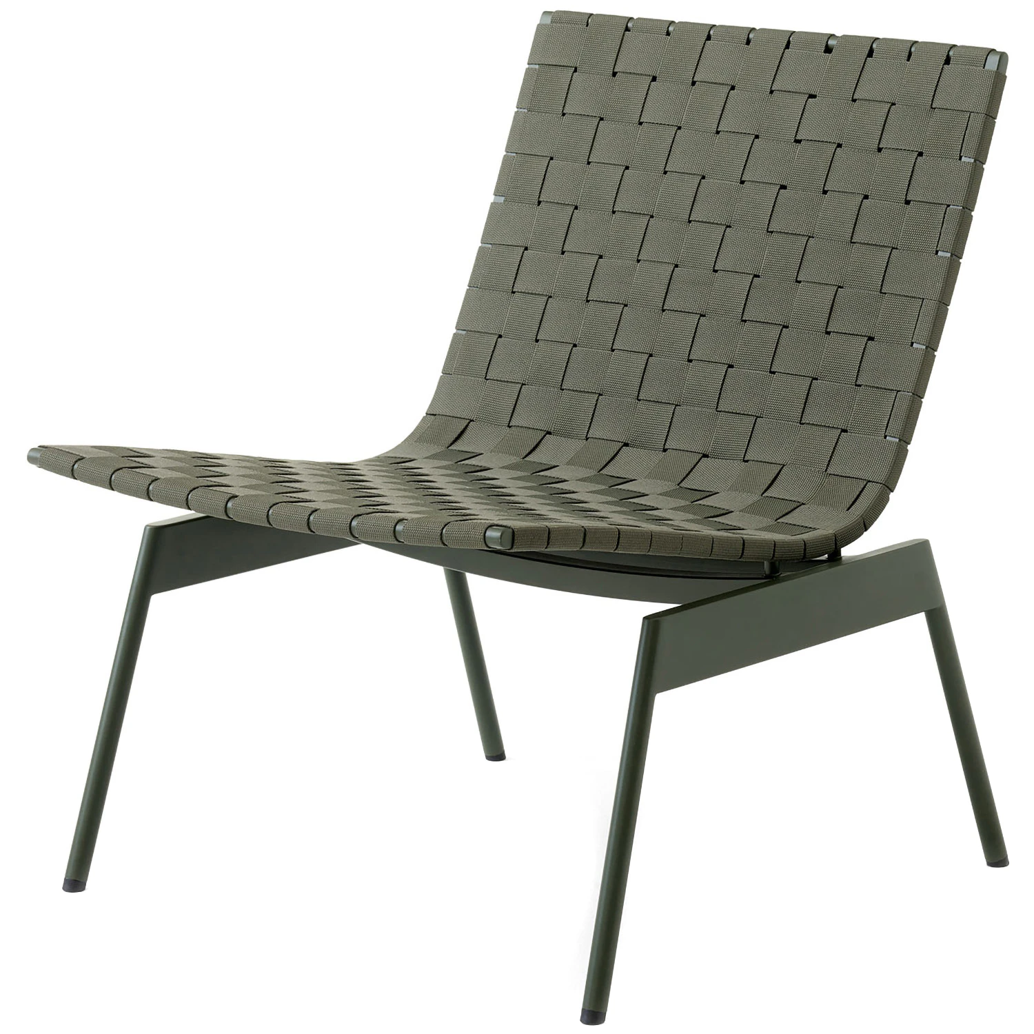 &Tradition Ville Av44 Loungefåtölj - Loungefåtöljer Polyester Bronze Green