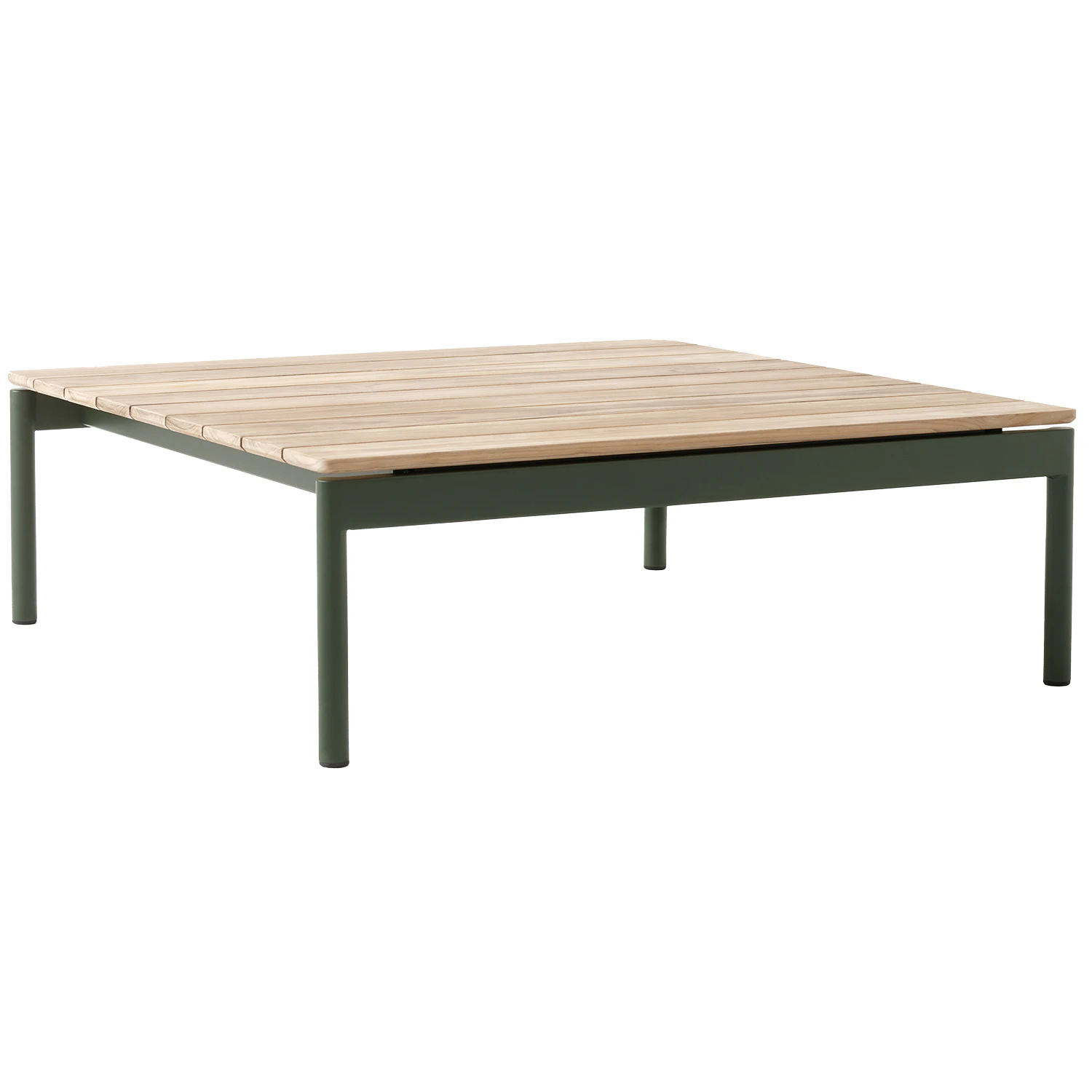 &tradition ville av50 soffbord 90x90 cm - soffbord utomhus teak bronze green