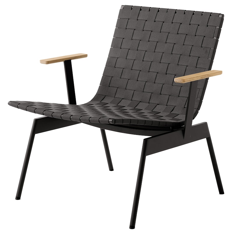 Ville AV45 Loungefåtölj Med Armstöd, Warm Black