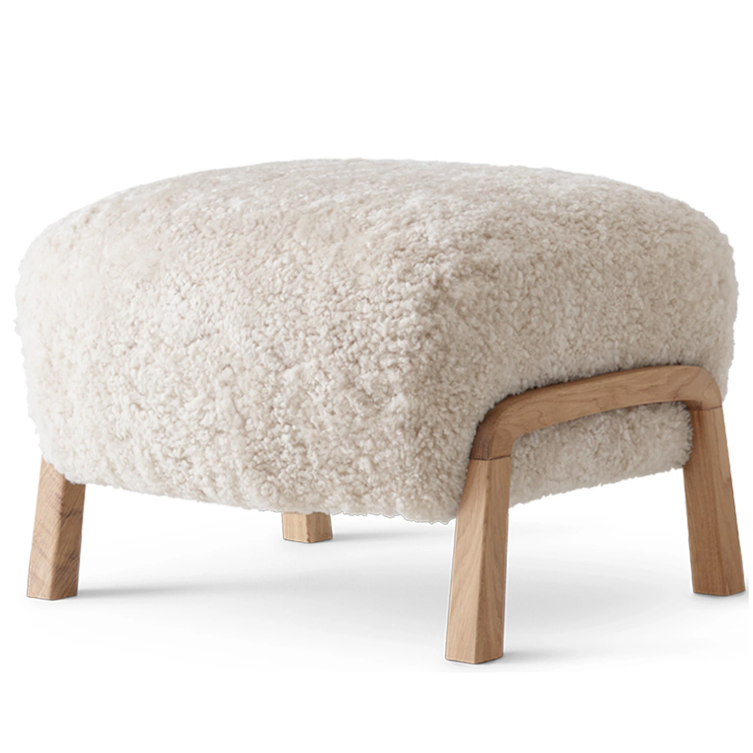 &tradition wulff atd3 sittpuff / - fotpallar ek sheepskin moonlight