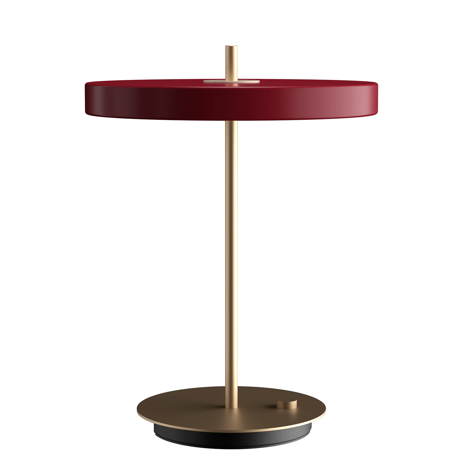 Umage Asteria Bordslampa - Bordslampor St&aring;l Rubinr&ouml;d