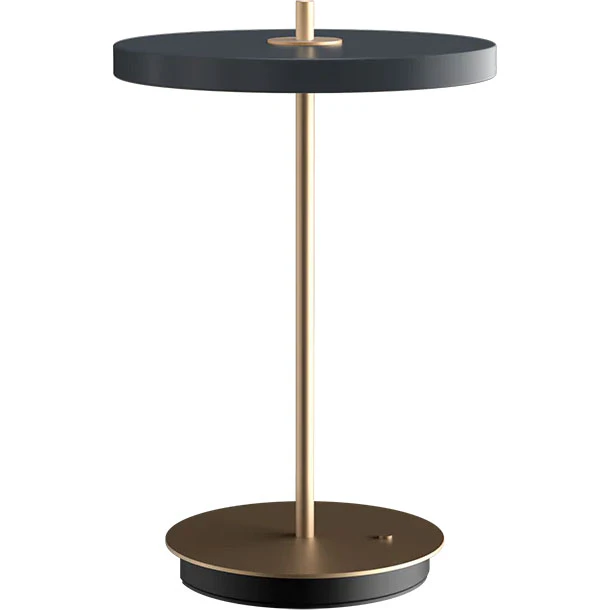 Umage Asteria Move Bordslampa Portabel - Portabla lampor Stål Antracit