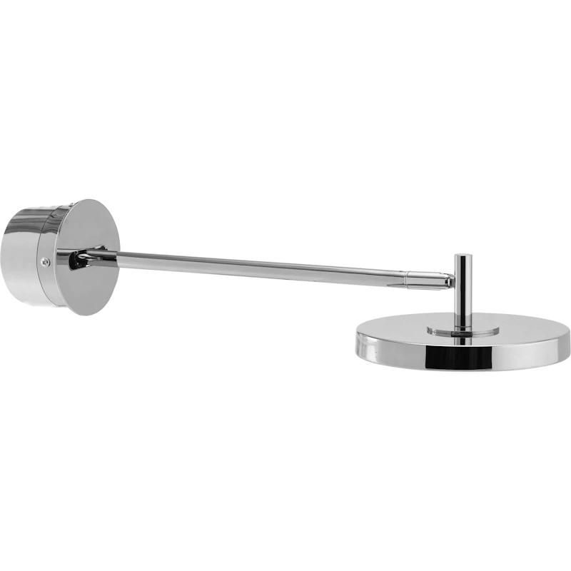 Asteria Vägglampa Lång & Fastkopplad, Polerat Stål