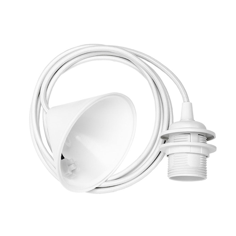 Takupphäng Cord Set, Vit