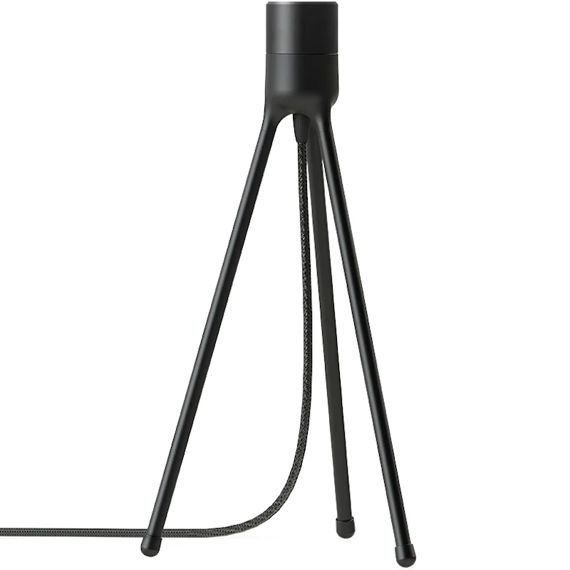 Tripod Table Lampfot, Svart
