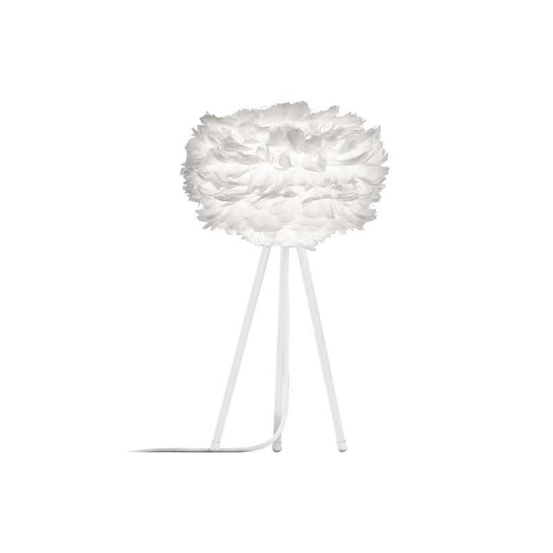 Eos Bordslampa Mini Ø35 cm, Vit/Vit
