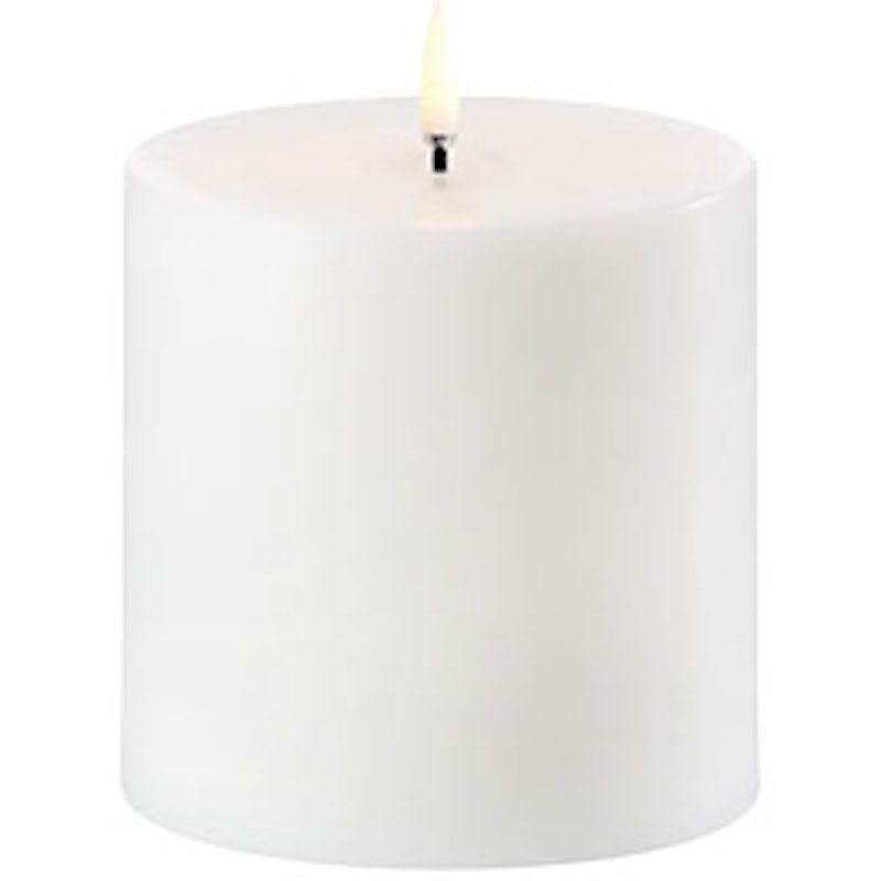 LED Blockljus Nordic White, 10x10 cm