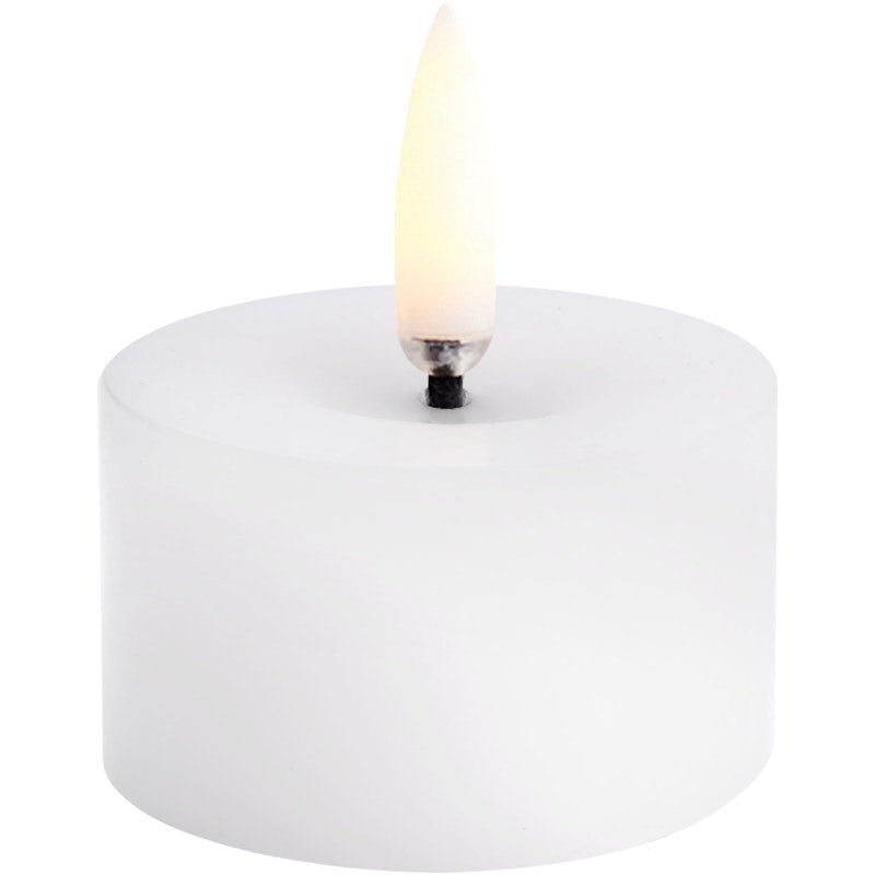 LED Blockljus Smält Nordic White, 5x2,8 cm