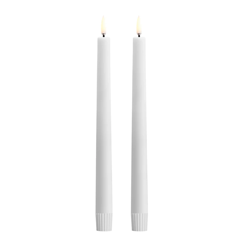 LED Kronljus 25,5 cm 2-pack, Nordic White