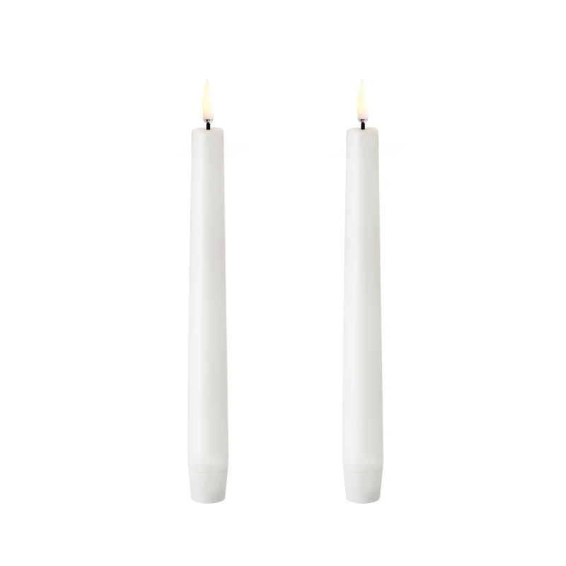 LED Kronljus 20,5 cm 2-pack, Nordic White