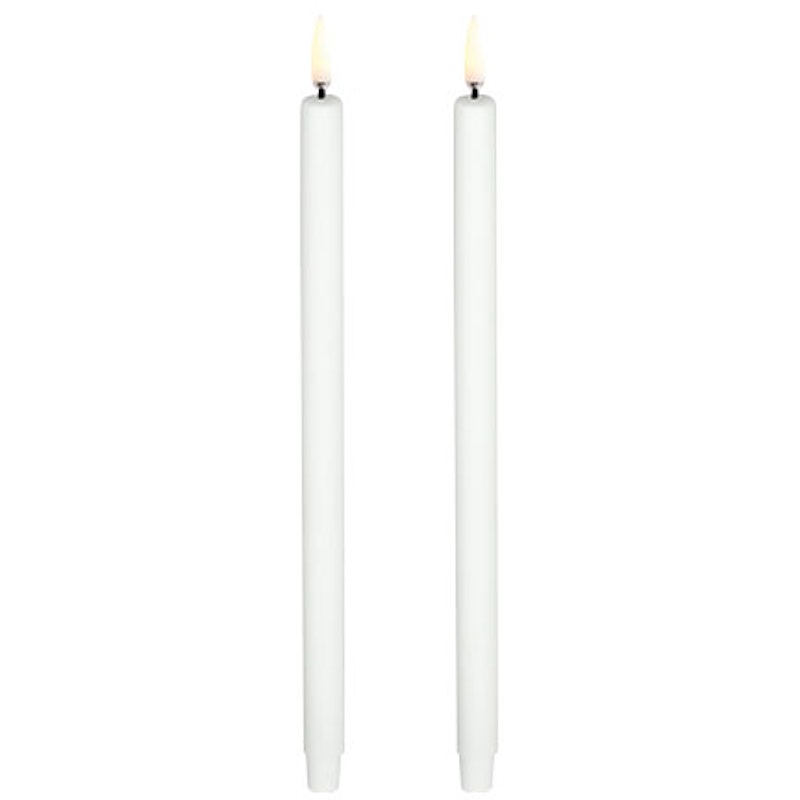 LED Mini Kronljus Nordic White 2-pack, 1,3 x 25 cm