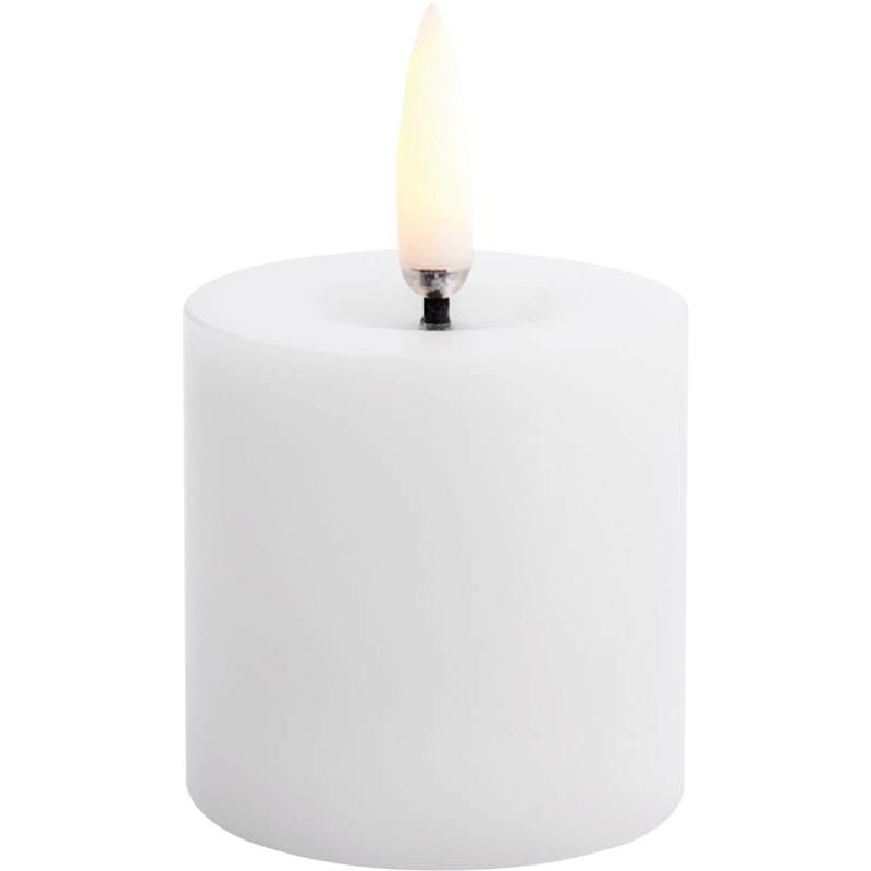 LED Blockljus Smält Nordic White, 5x4,5 cm