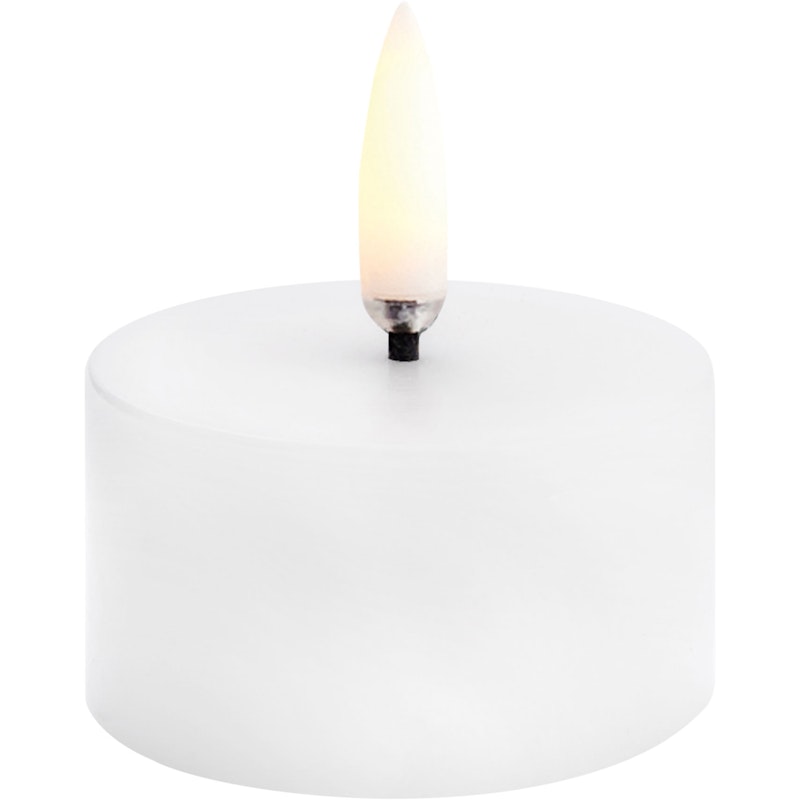 LED Mini Blockljus Nordic White, 5x2,8 cm
