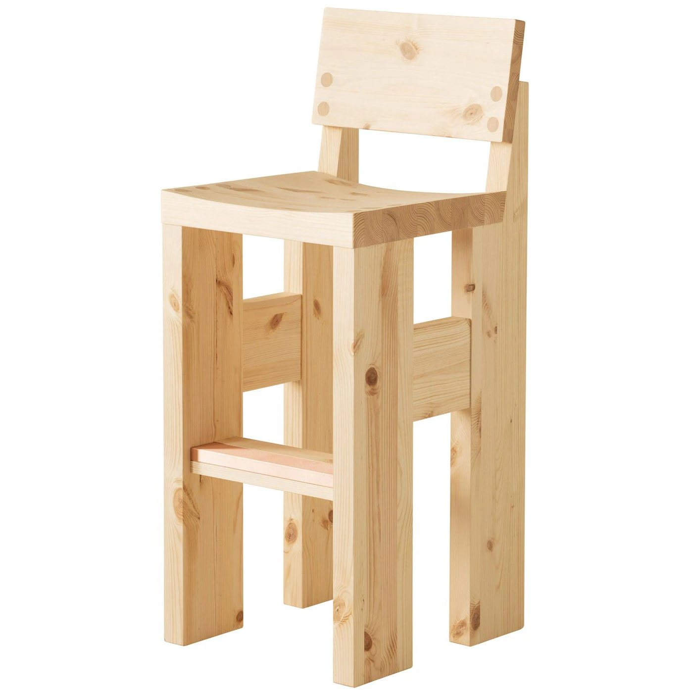 Vaarnii 001 Barstol 76 Cm - Barstolar Furu Natural