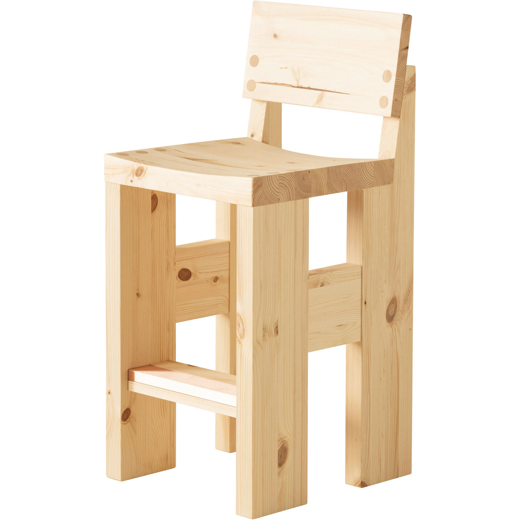 Vaarnii 001 Barstol 65 Cm - Barstolar Furu Natural