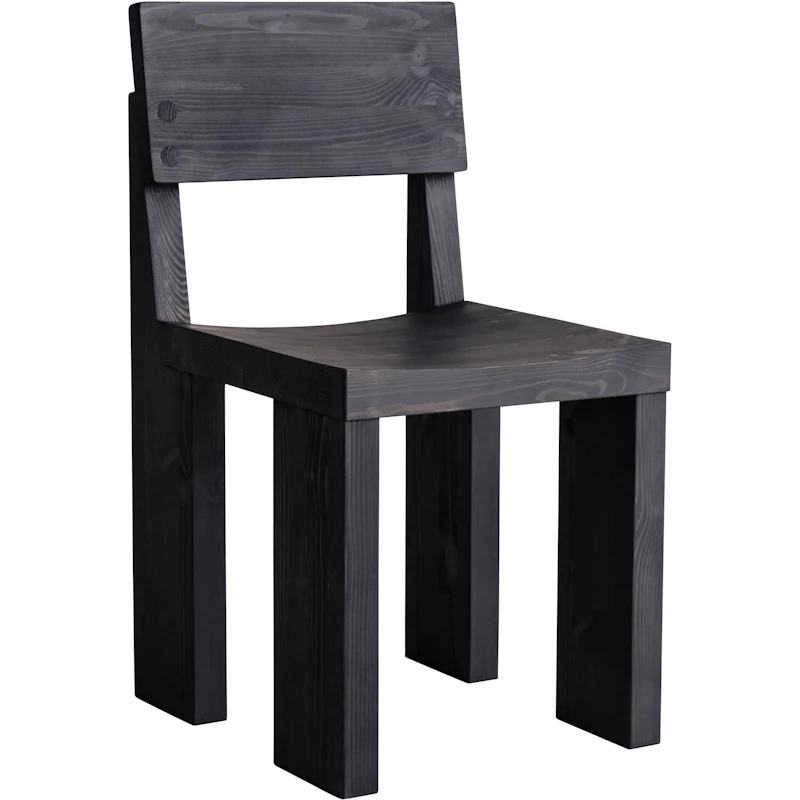001 Matstol, Svart
