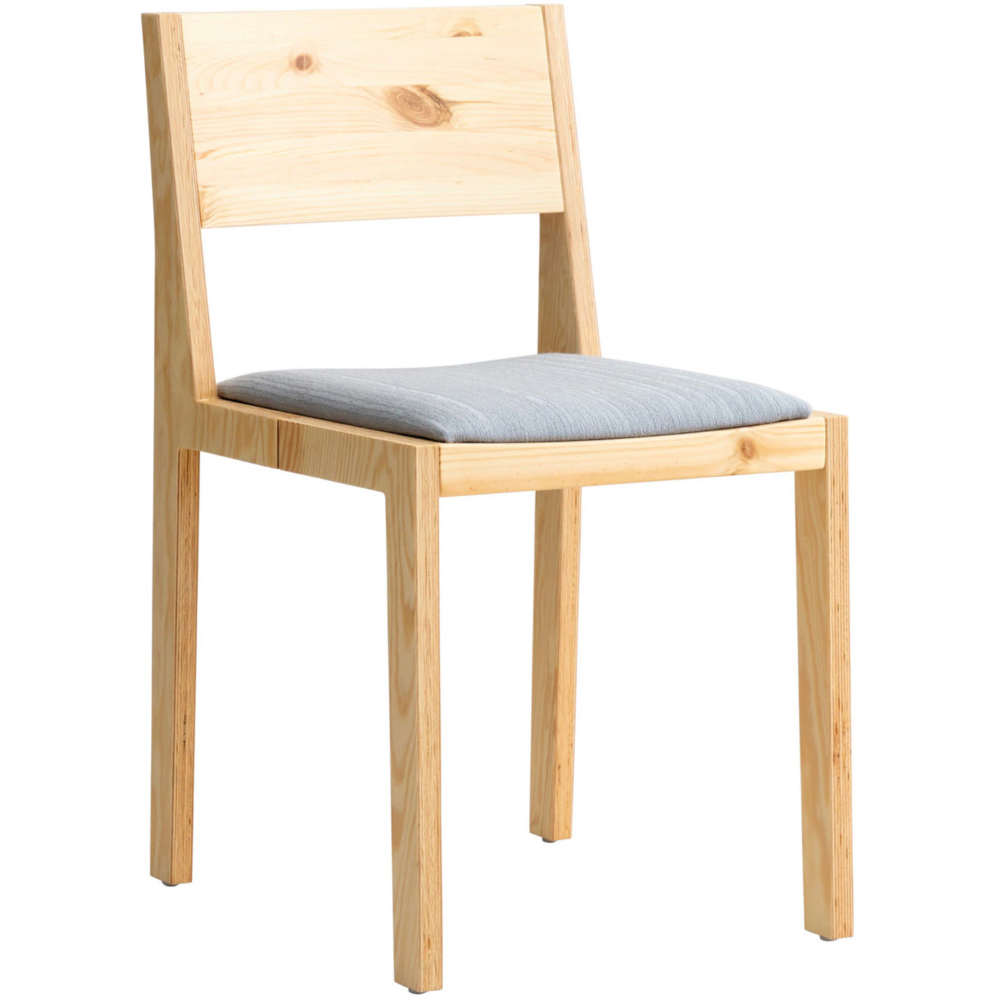 Vaarnii 016 Maasto Matstol Klädd Sits Natur - Stolar Furu Natural