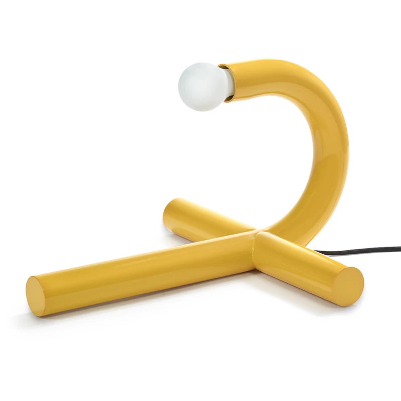 La Tre E Mezzo Bordslampa, Gul