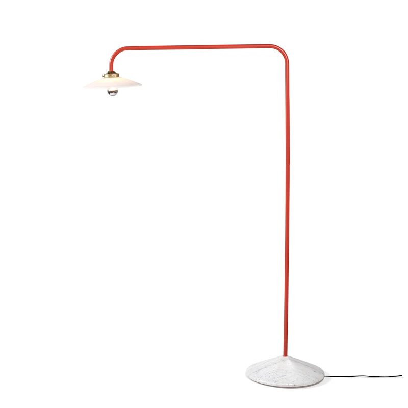 Golvlampa, Röd