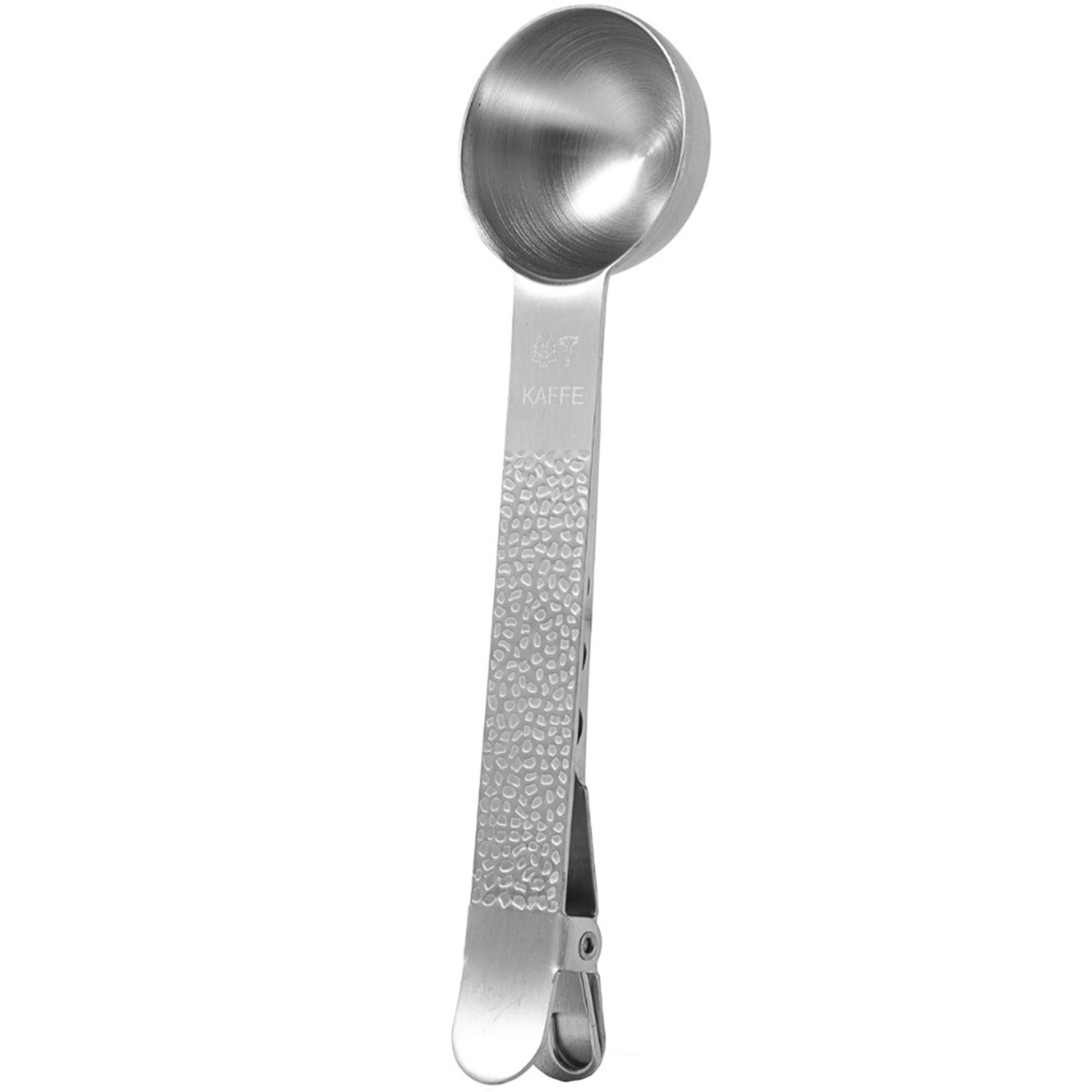 Vargen & Thor Frost Kaffem&aring;tt Med Kl&auml;mma - M&aring;tt & M&aring;ttsatser Rostfritt St&aring;l Silver