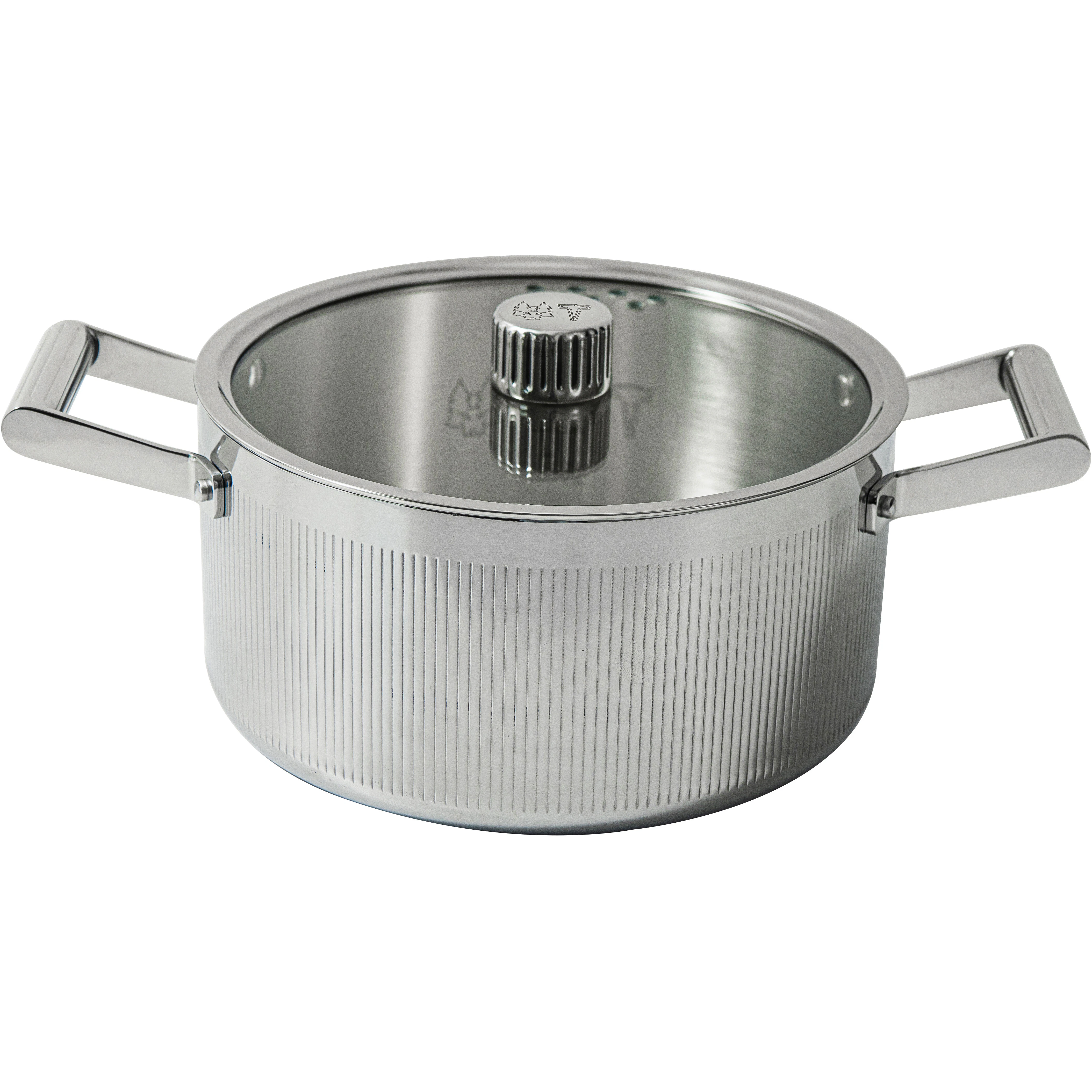 Vargen & Thor Glima Gryta 4 L - Grytor Rostfritt St&aring;l