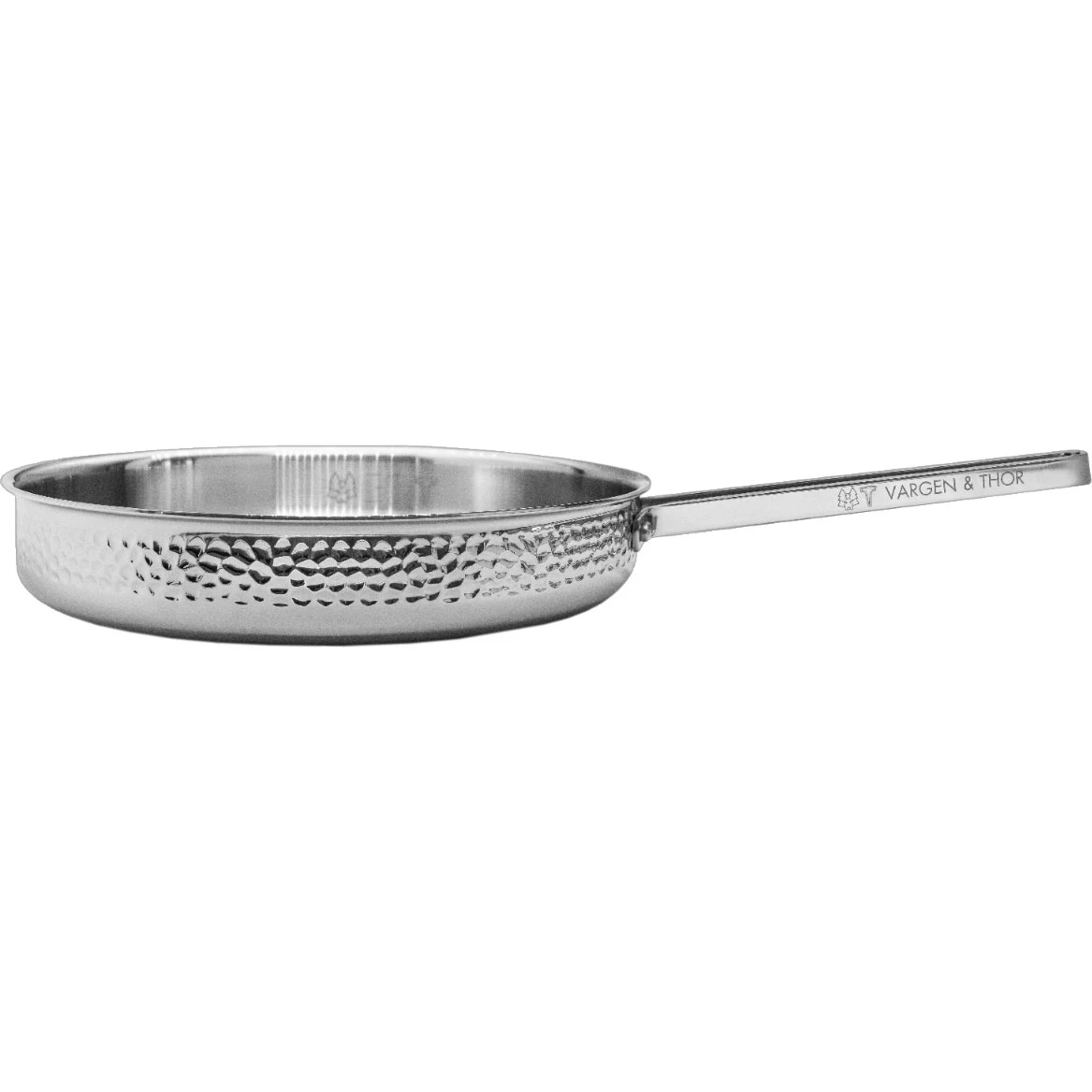 Vargen & Thor Kroma Modell M1k Traktörpanna 28 Cm - Stekpannor Rostfritt Stål Polerat stål