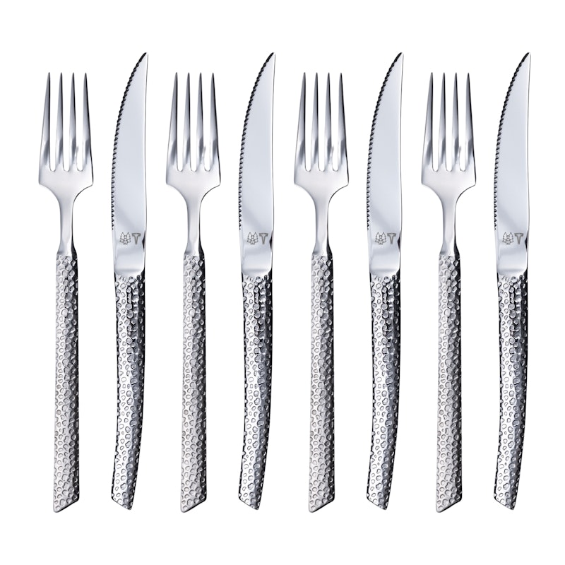Lava Bestickset 8 Delar, Silver
