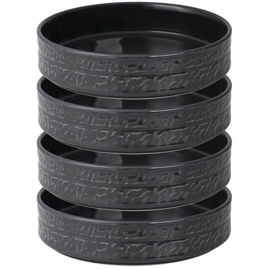 Vargen & Thor Servisen C Sk&aring;l 25 Cl 4-pack - Serveringssk&aring;lar Stengods Antracit