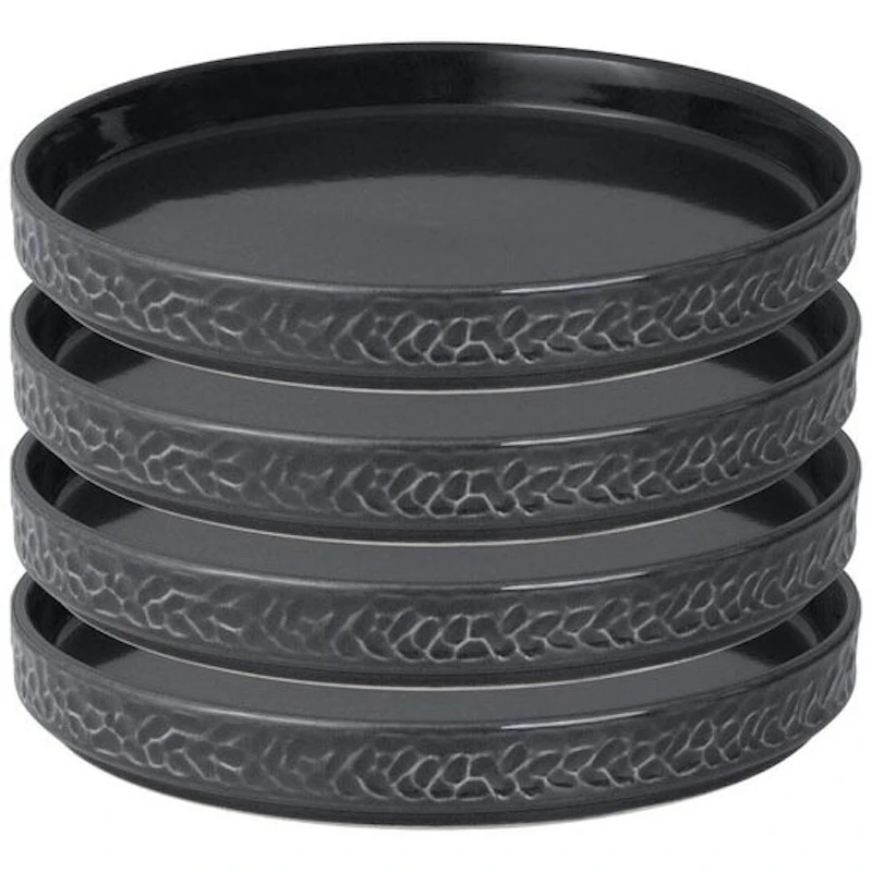 Servisen C Tallrik 17,2 cm 4-pack, Antracit