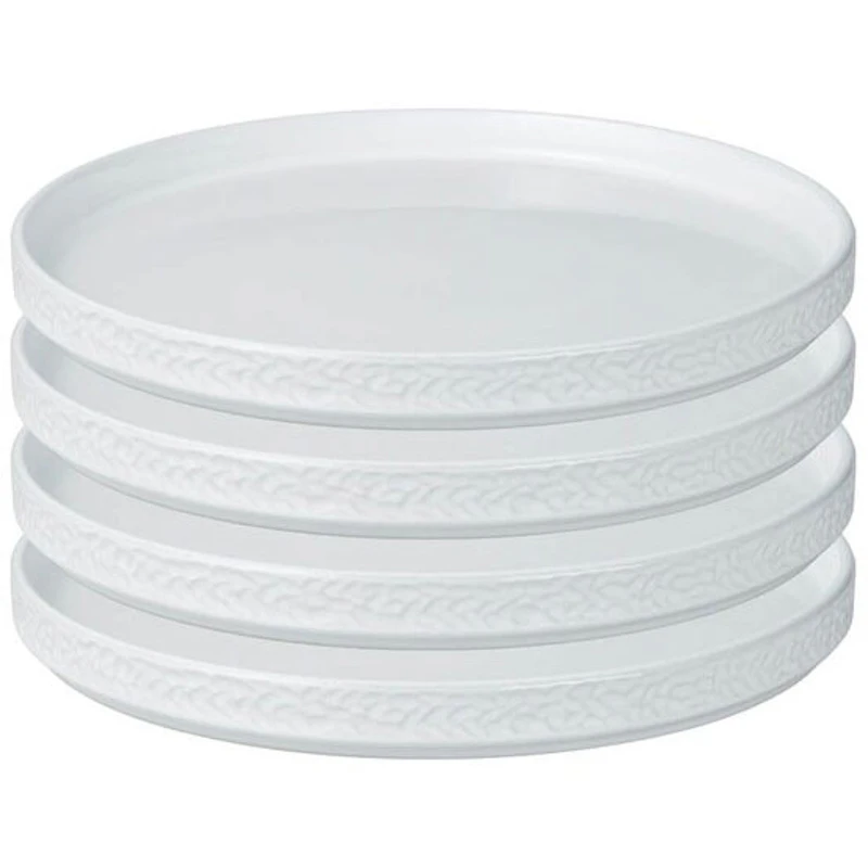 Servisen C Tallrik 25 cm 4-pack, Vit