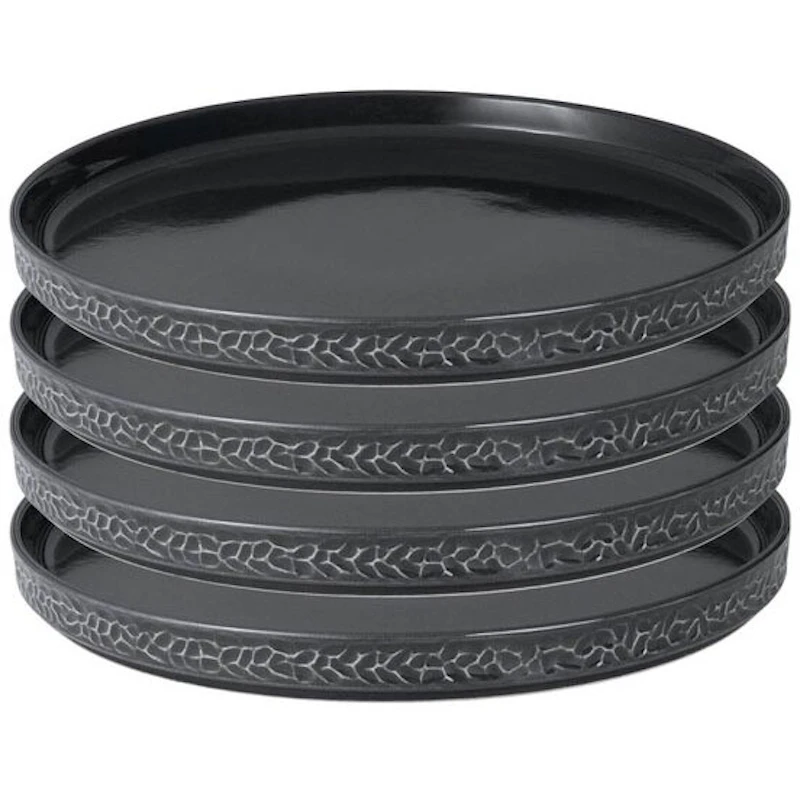 Servisen C Tallrik 25 cm 4-pack, Antracit