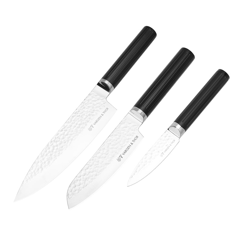 Glima Knivset Stål 3 Delar