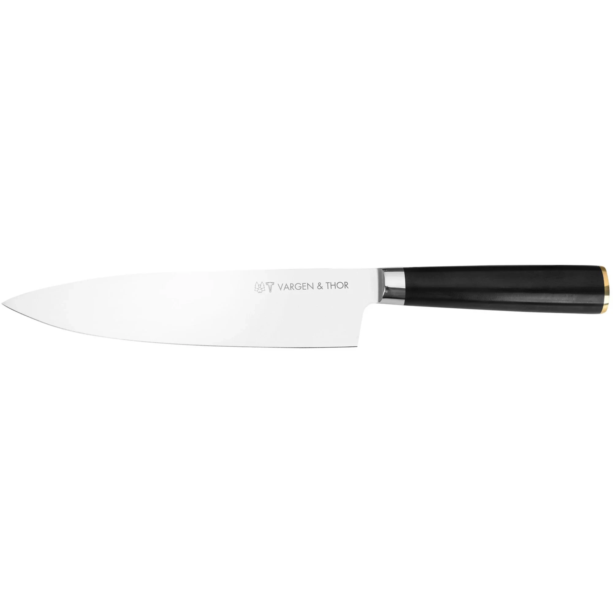 Vargen & Thor Wolf Winter Kockkniv 20 Cm - Kockknivar Rostfritt St&aring;l Svart