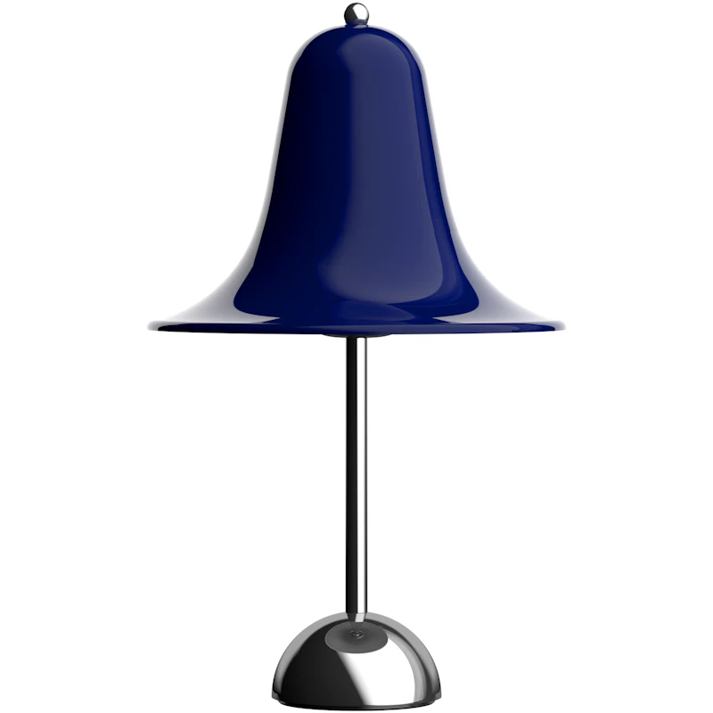 Pantop Bordslampa Ø23, Krom / Night Blue