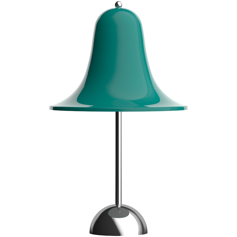Pantop Bordslampa Portabel Ø18, Krom / Dark Teal