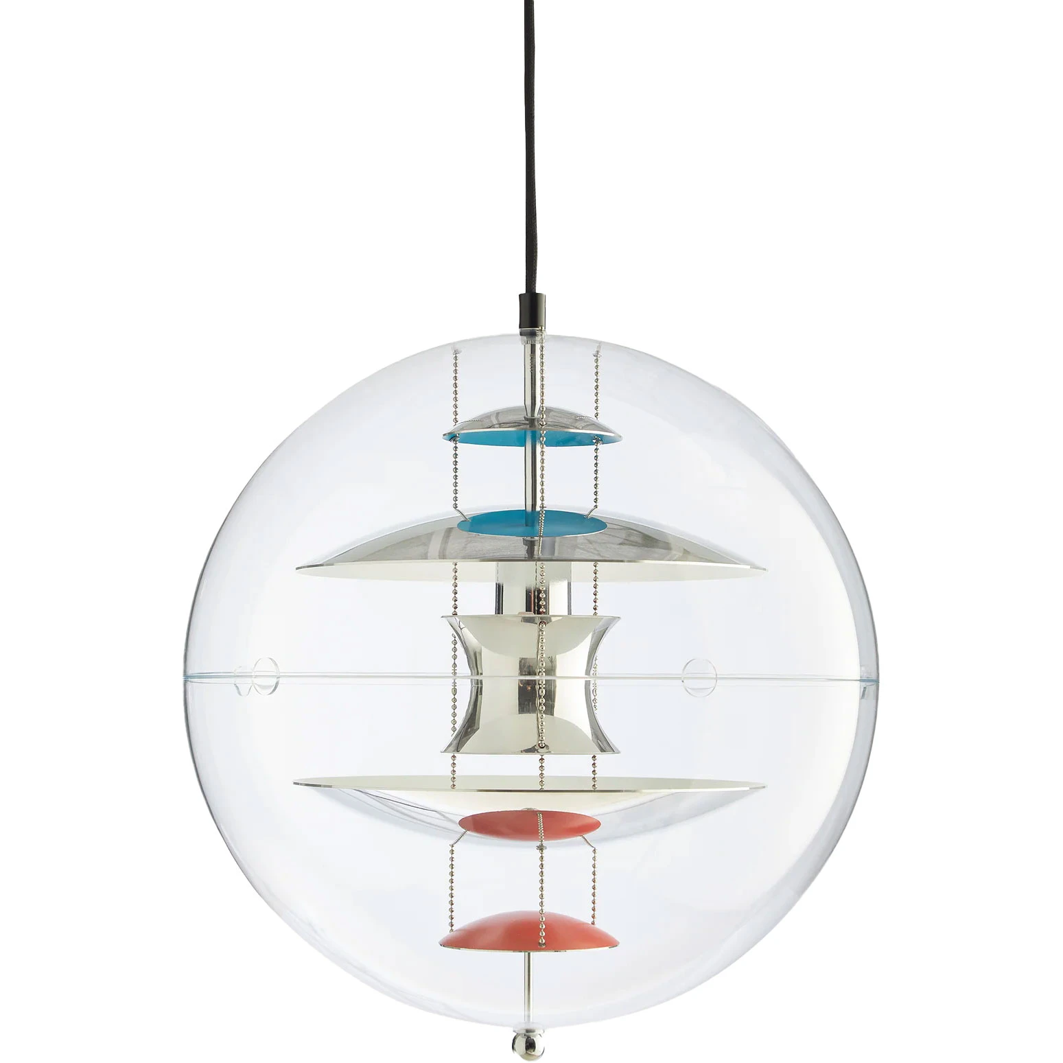 Verpan Vp Globe Pendel 40 Cm - Pendellampor Akryl Blå