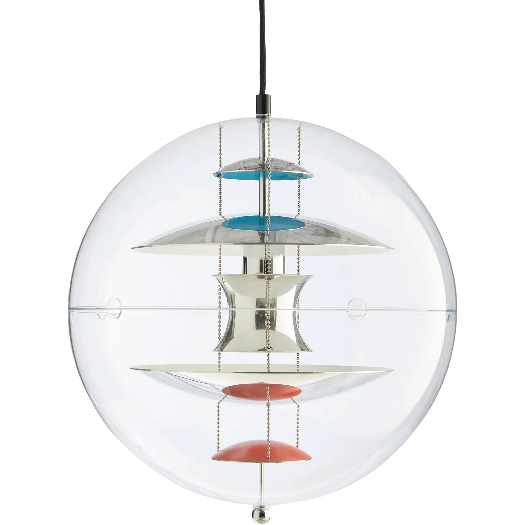 Verpan Vp Globe Pendel 50 Cm - Pendellampor Akryl Blå