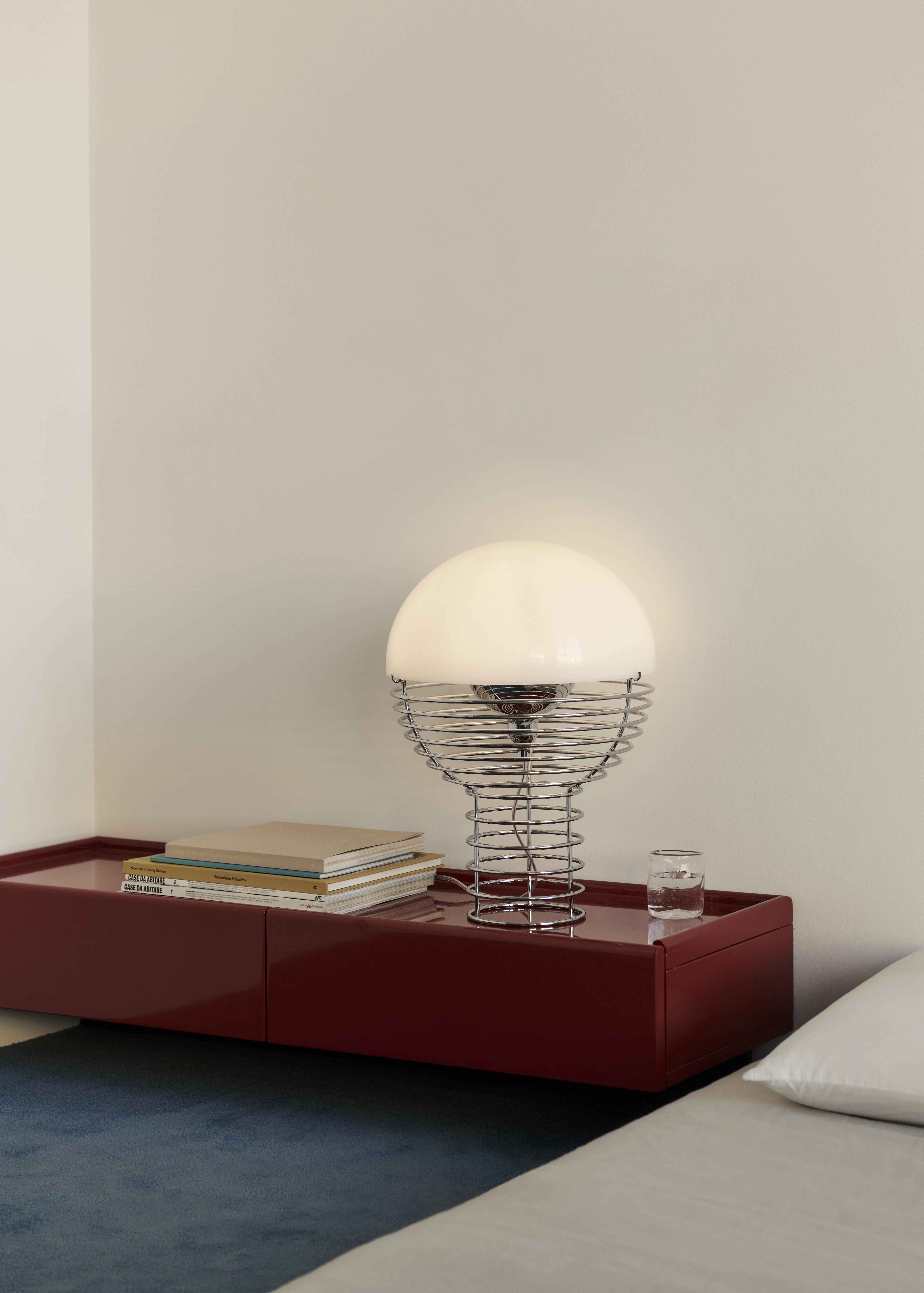 Verpan Wire Bordslampa 40 Cm Krom /, vit från Verpan, bild 2