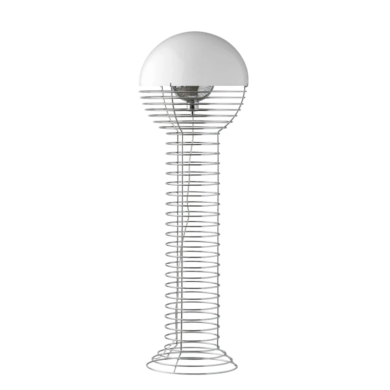 Wire Golvlampa 120 cm, Vit