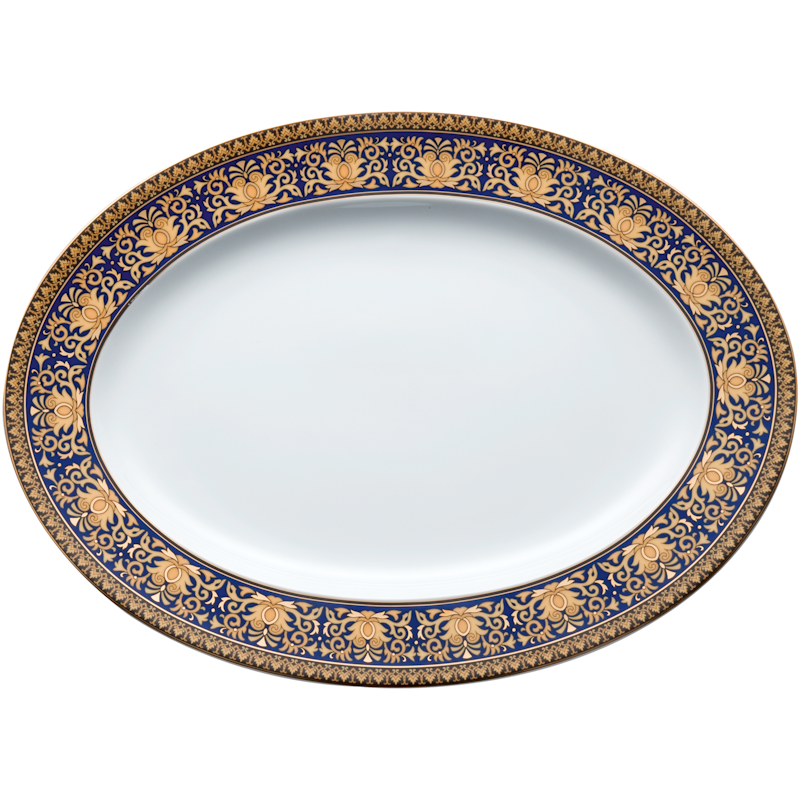 Medusa Blue Serveringsfat, 34 cm