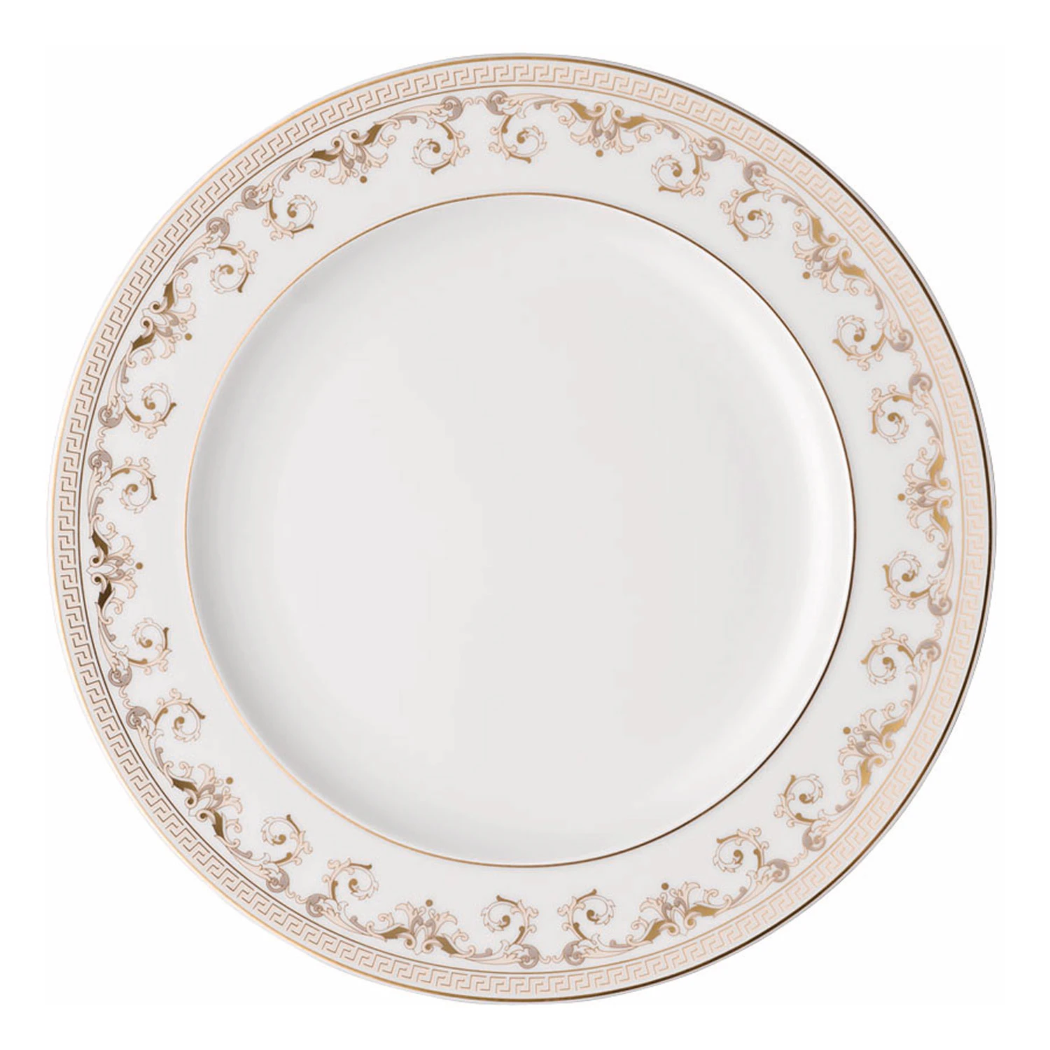 versace medusa gala tallrik 27 cm - porslin vit