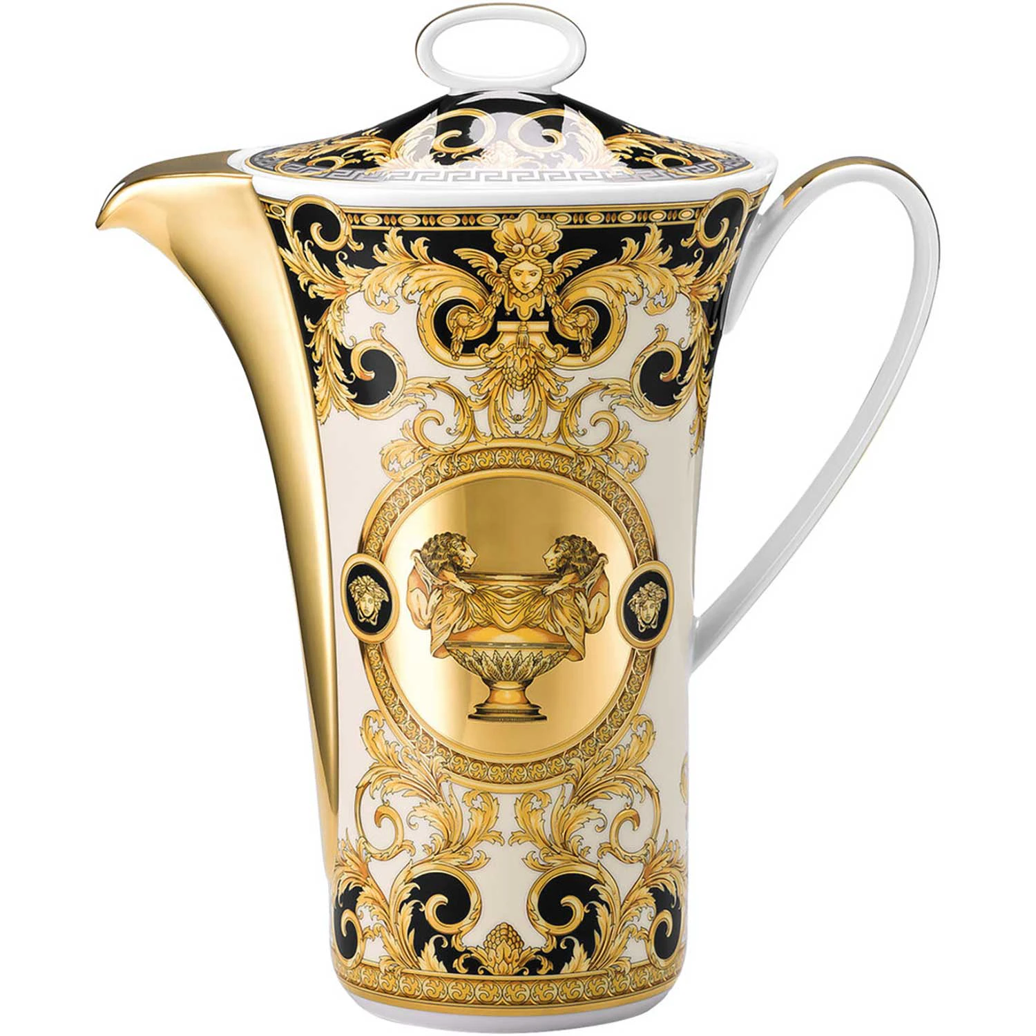 Versace Prestige Gala Kaffekanna - Kaffekannor Porslin Svart