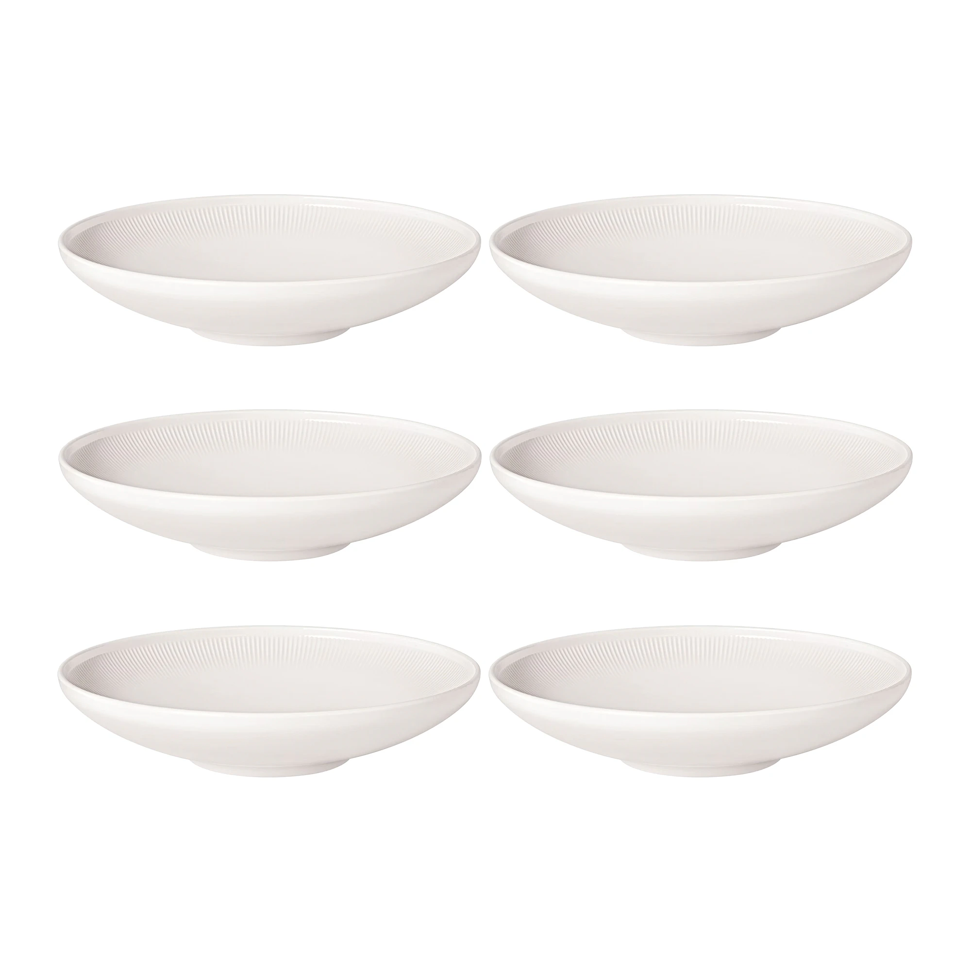 Villeroy & Boch Afina Sopptallrik 25 Cm 6-pack - Serveringssk&aring;lar Porslin Vit