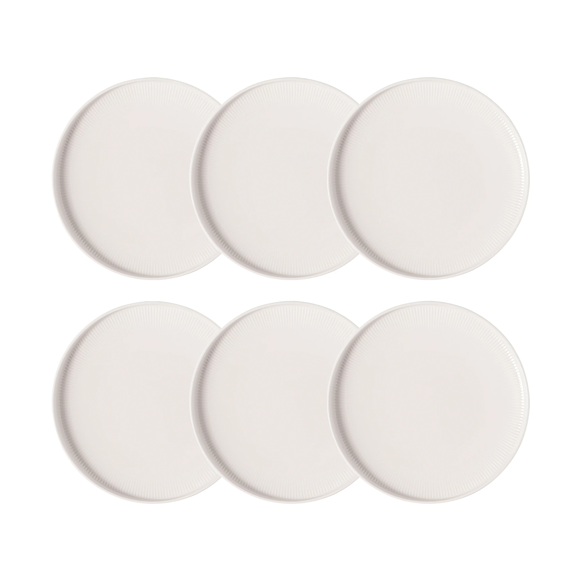 Villeroy & Boch Afina Assiett 17 Cm 6-pack - Porslin Vit